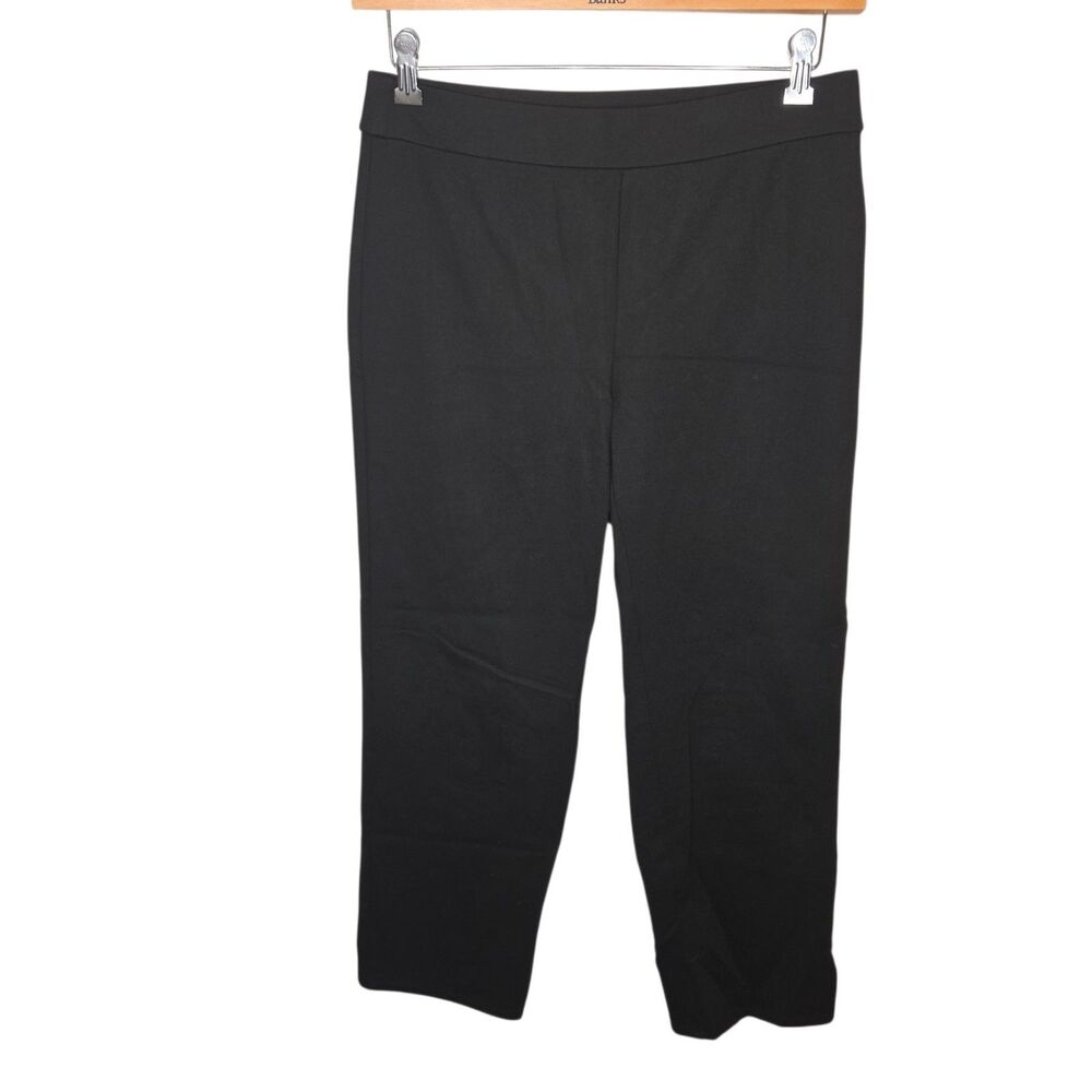 EILEEN FISHER System Tencel Stretch Ankle Pants Black Small S